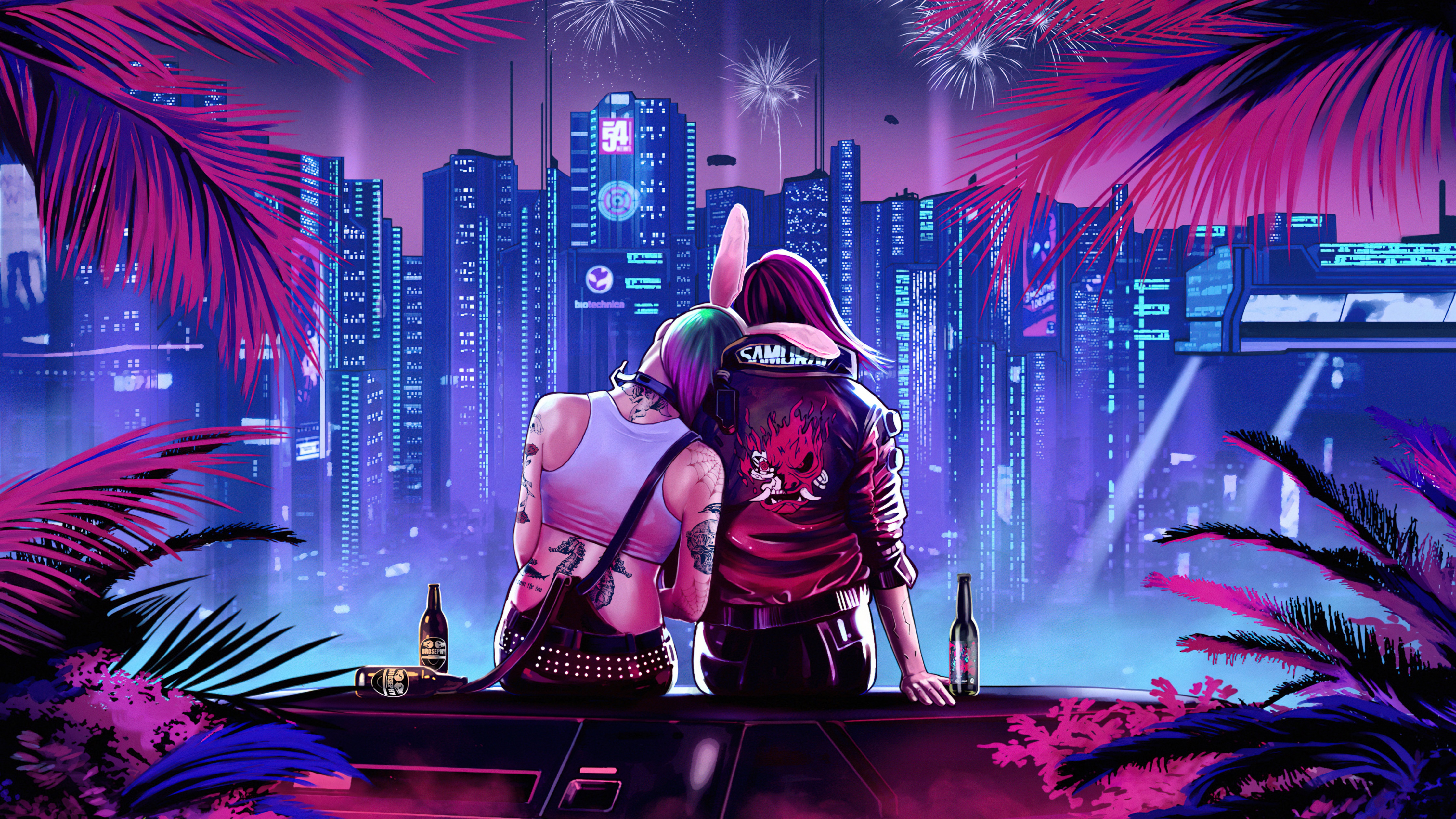 Cyberpunk Test 4K wallpaper